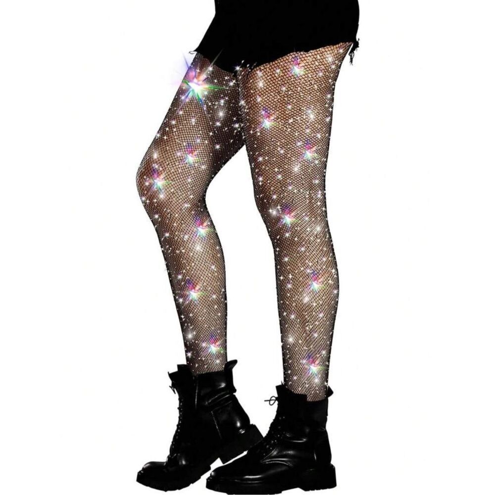 Black Bling Sparkle Tights